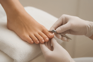 Gezonde nagels na pedicure bij Kapper & Beauty Salon Rotterdam